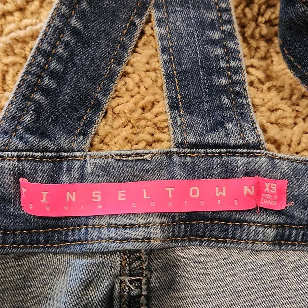 Tinseltown Jean short overalls size XS - Picture 7 of 9